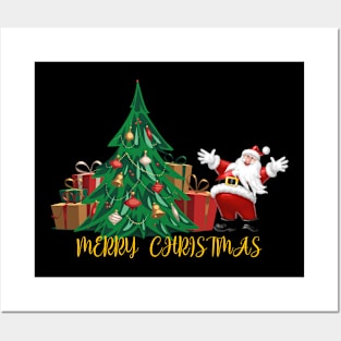 Happy Merry Christmas Posters and Art